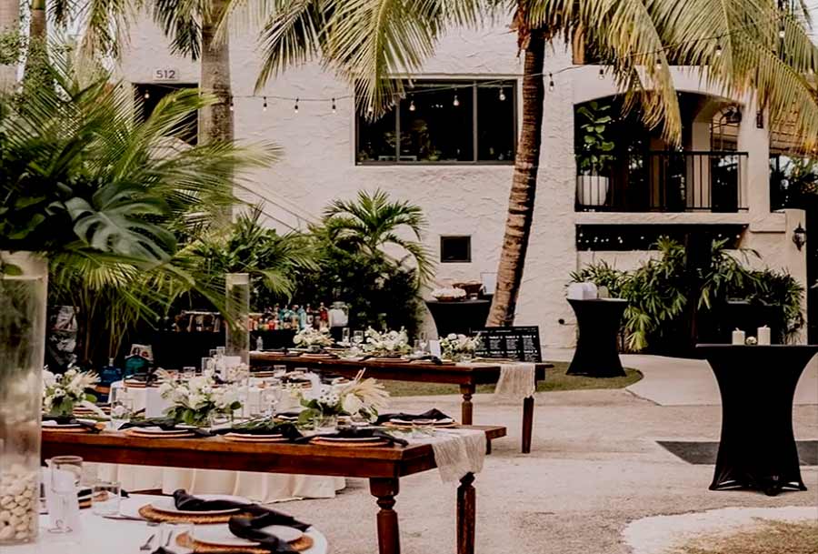 Covered Courtyard in Palm Beach